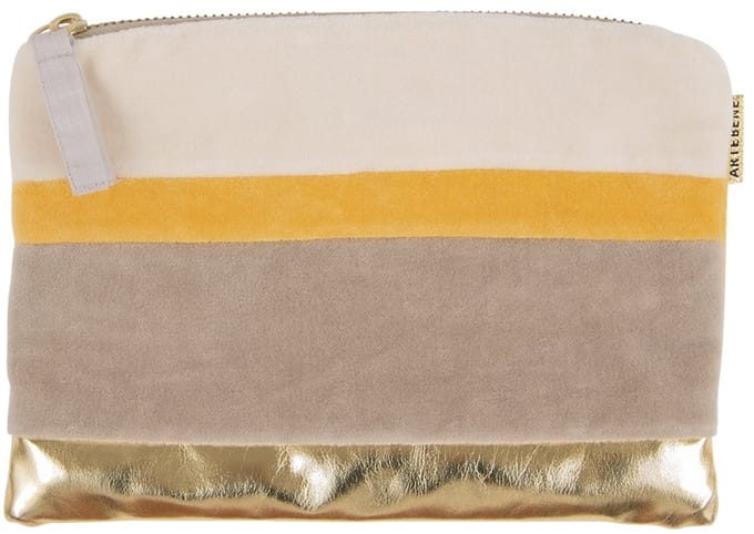 Artebene - Etui - Gestreept Beige
