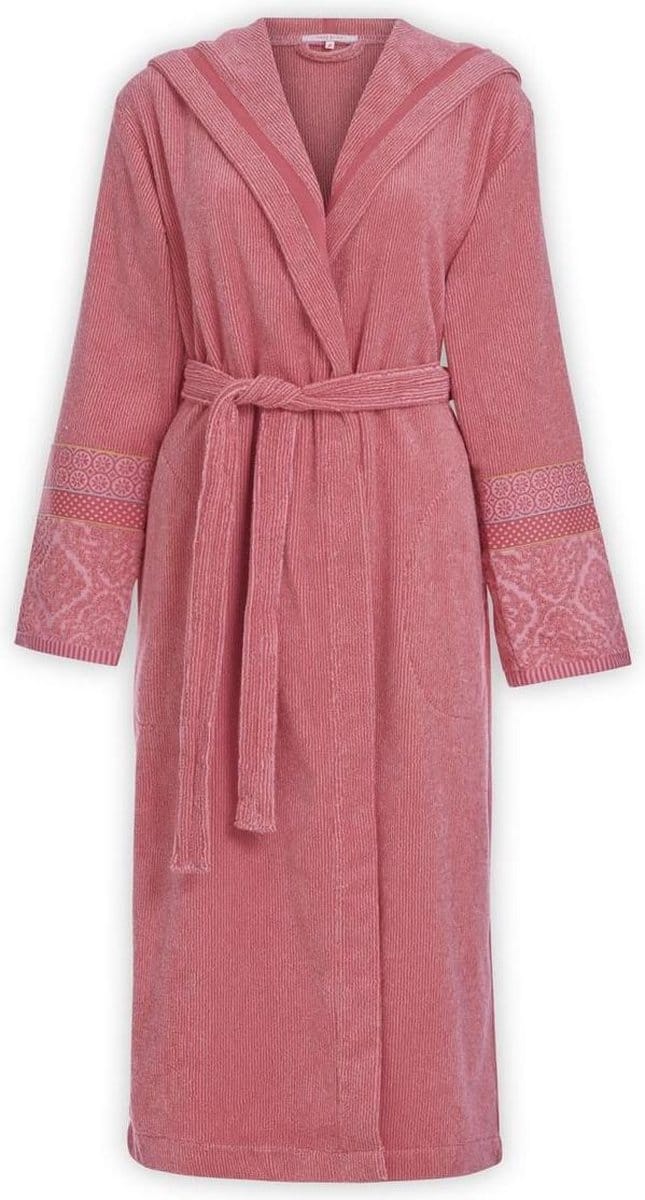 Pip Studio Soft Zellige Badjas - Koraalrood - L