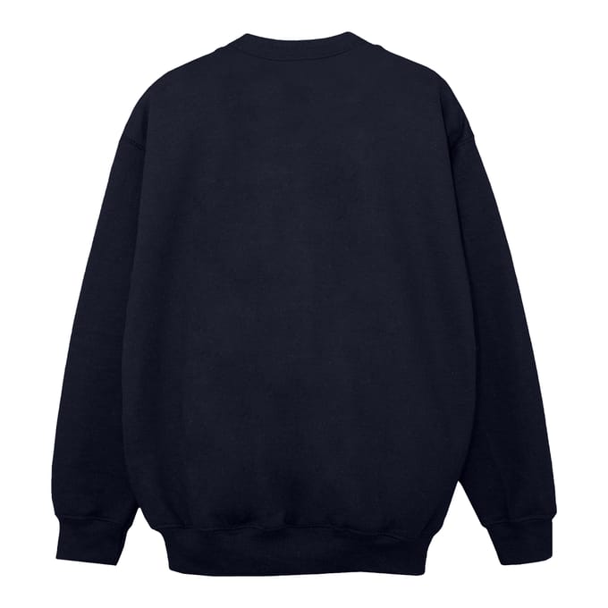 Disney Meisjes Lilo en Stitch Kerstmis Sweatshirt (Marineblauw)