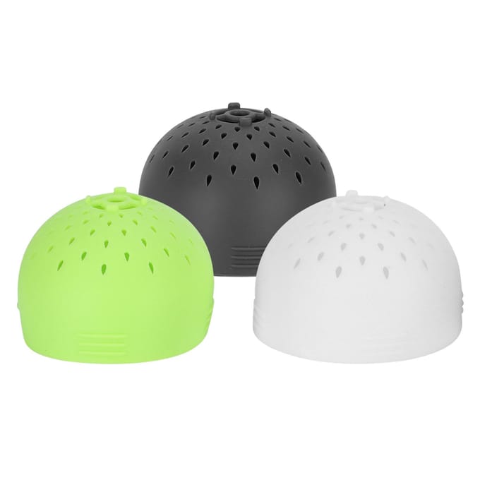 3 Stuks Mini Vergiet Multifunctioneel Silicone Blikfilter Deksel Zeef Keukengadget gray
