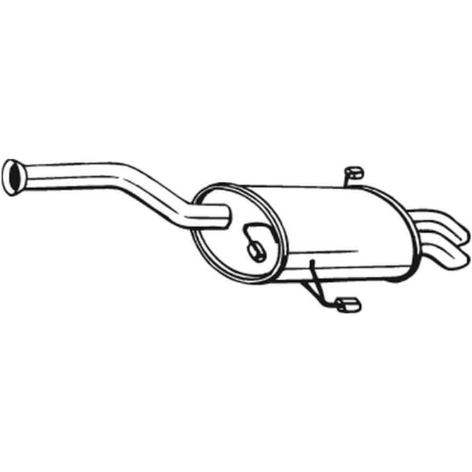 Geluiddemper achter BOSAL 190-953