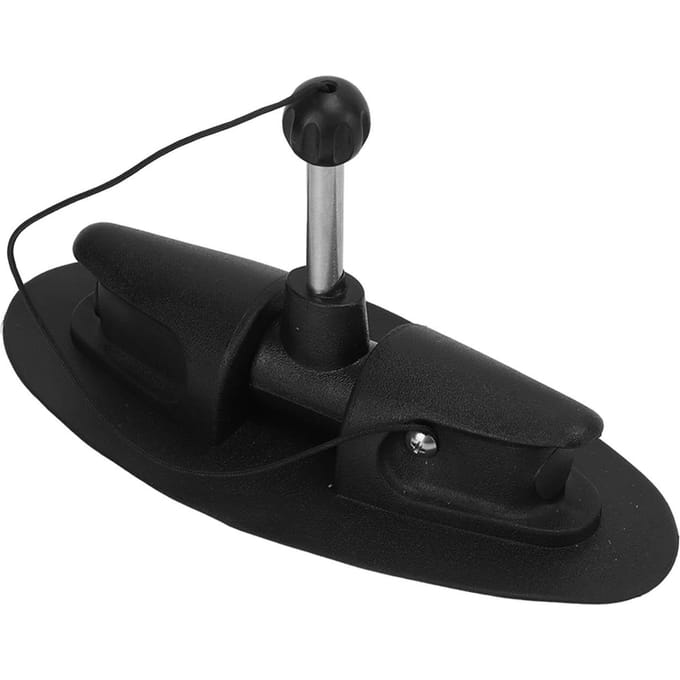 Kajak Peddelhouder Slot Opblaasbare Boot Roeispaan Slot Patch voor Kano's Vlotten Dinghy Accessoires black