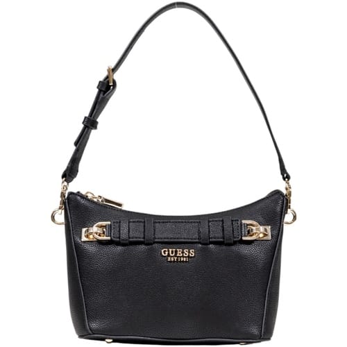GUESS schoudertas Gregoria Top Zip Shoulder Bag Black zwart