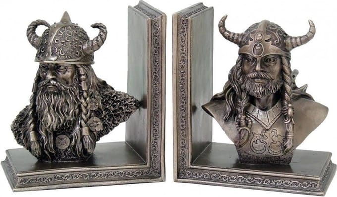 Viking Strijders boekensteunen (set)