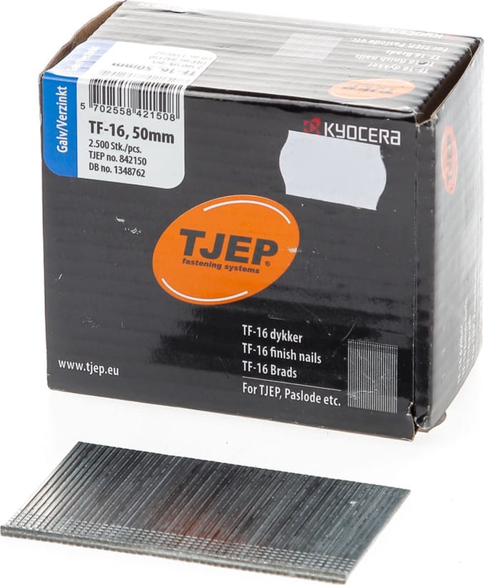 Brad 16G 1.6mm l= 50mm recht verz. (2500)