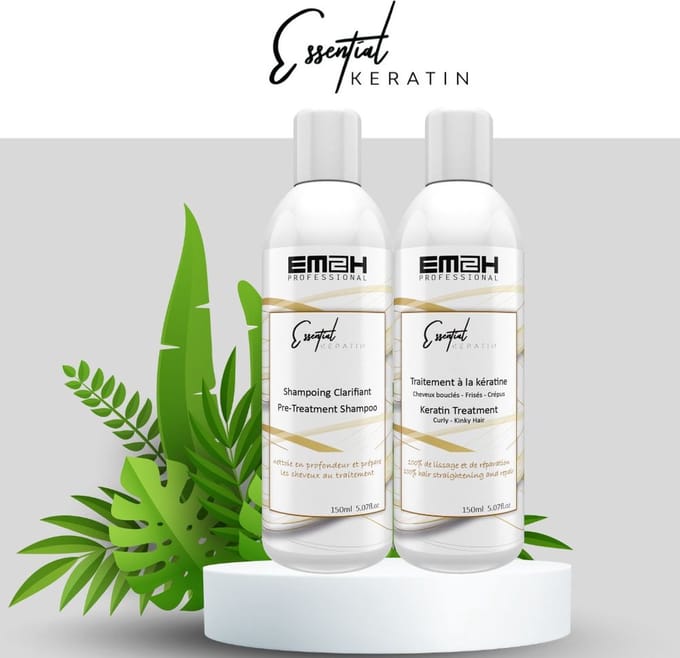 Essential Keratin Braziliaanse keratinebehandeling voor kroeshaar 2x150ml