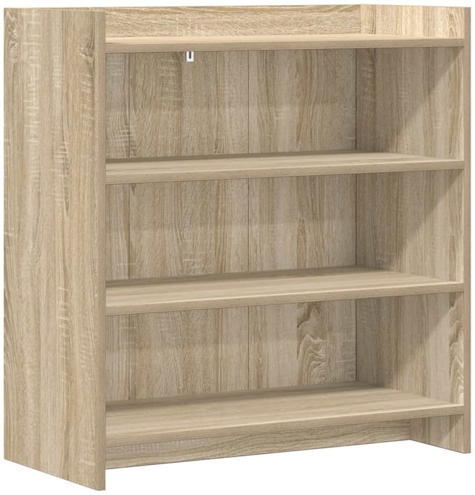 vidaXL - Dressoir - Sonoma - Eiken - 75 - x - 36 - x - 80 - cm - Bewerkt - hout