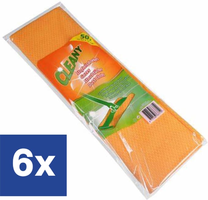 Cleany Wismopdoekjes - 6 x 50 doekjes