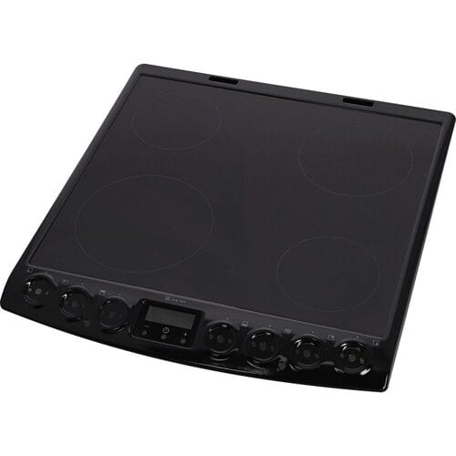AEG glasplaat met kader, zwart, 60cm 140230610325