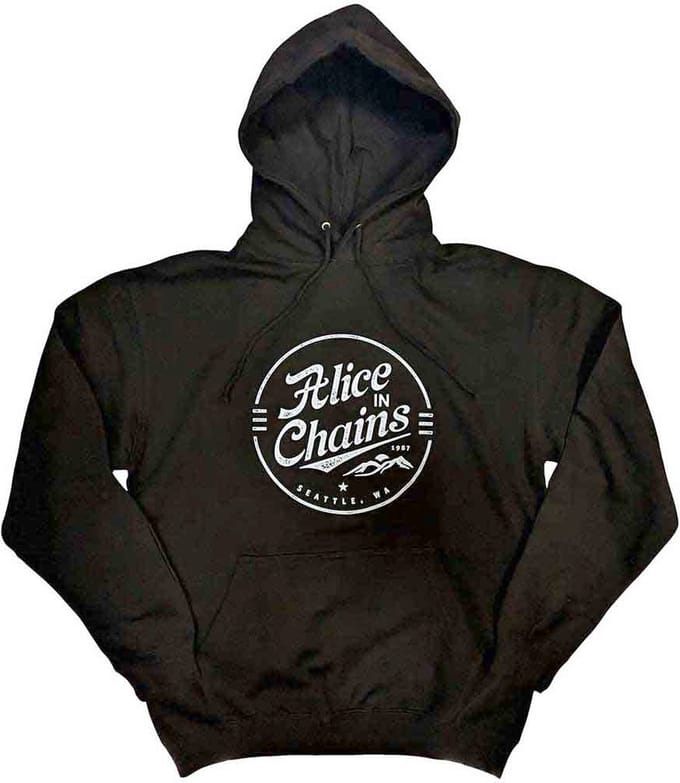 Alice In Chains - Circle Emblem Hoodie/trui - S - Zwart