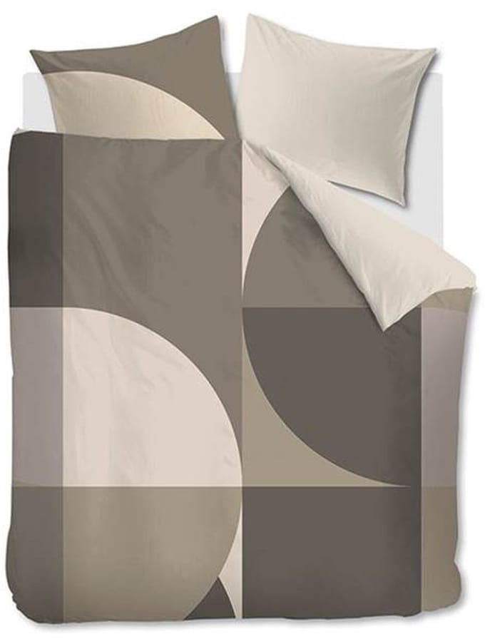 Snoozing Evander Dekbedovertrek - Tweepersoons - 200x200/220 cm - Natural