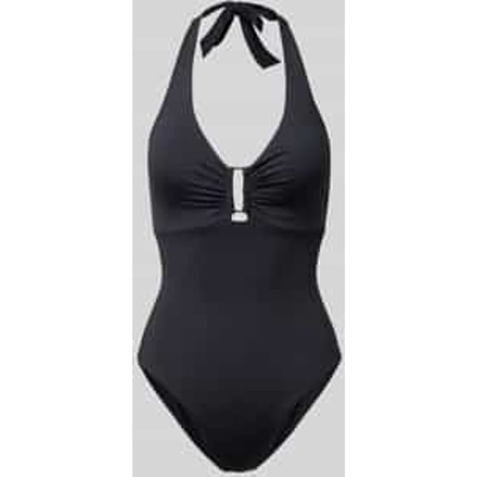 badpak met halter model 'MONOCHROME BEACH'