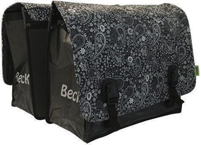 BECK Classic - Dubbele Fietsstas - Blackish Pattern - 46L