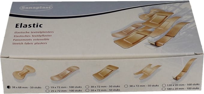 Sanaplast Elastisch Textiel Strips - 11 stuks - Pleisters