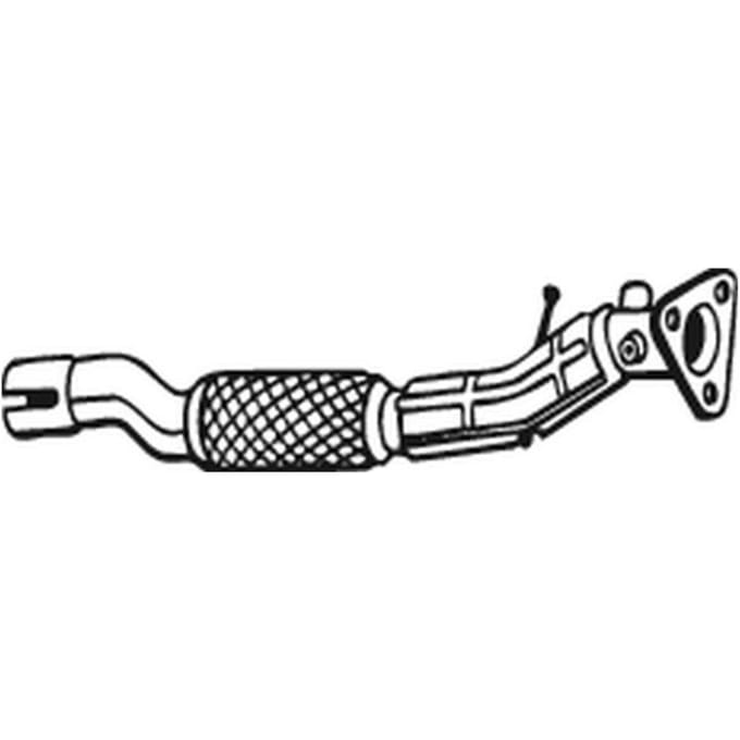 Uitlaatpijp BOSAL 750-125