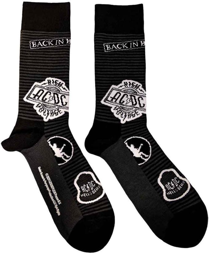 AC/DC - Icons Enkelsokken - Zwart