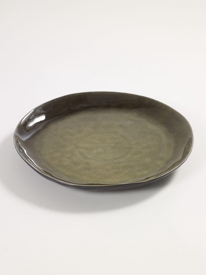Serax - Pascale Naessens Pure - Bord M - Groen - 28 Ø - 2 stuks