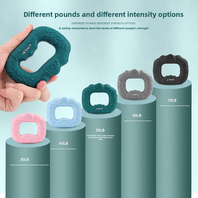 Nieuwe Grip Siliconen Grip Ring Pols Vinger Trainingsapparatuur Onderarm Kracht Training Grip
