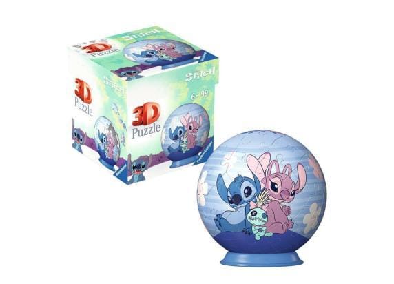 Ravensburger - Puzzle-Ball Disney Stitch - 3D Puzzelbal - 72 Stukjes