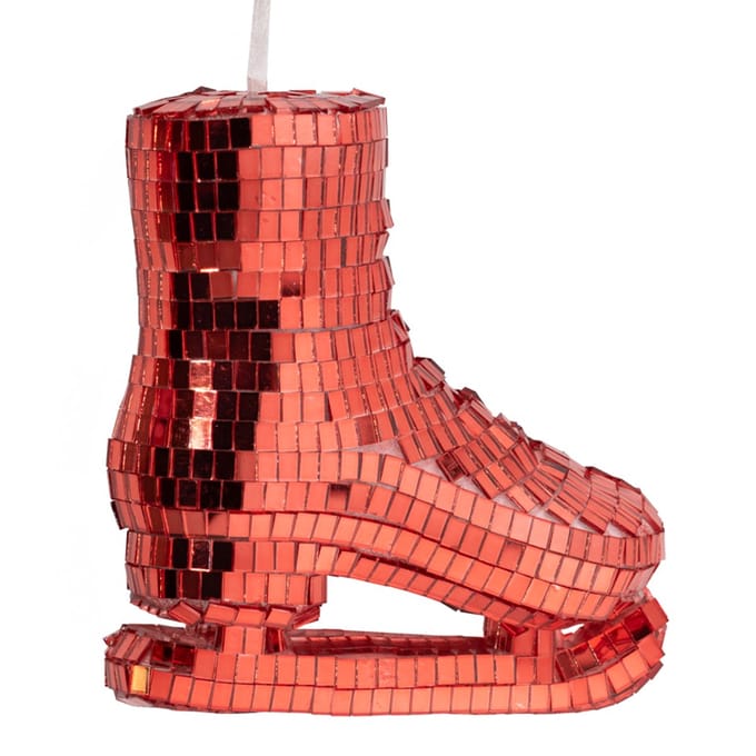HomeBound by KY | Kersthanger Disco Schaats rood | kersthanger | feestdecoratie | disco schaats