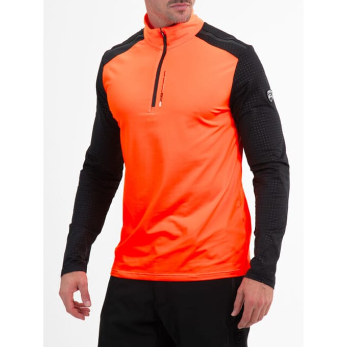 FALCON - decker - Skipully met rits heren - Oranje