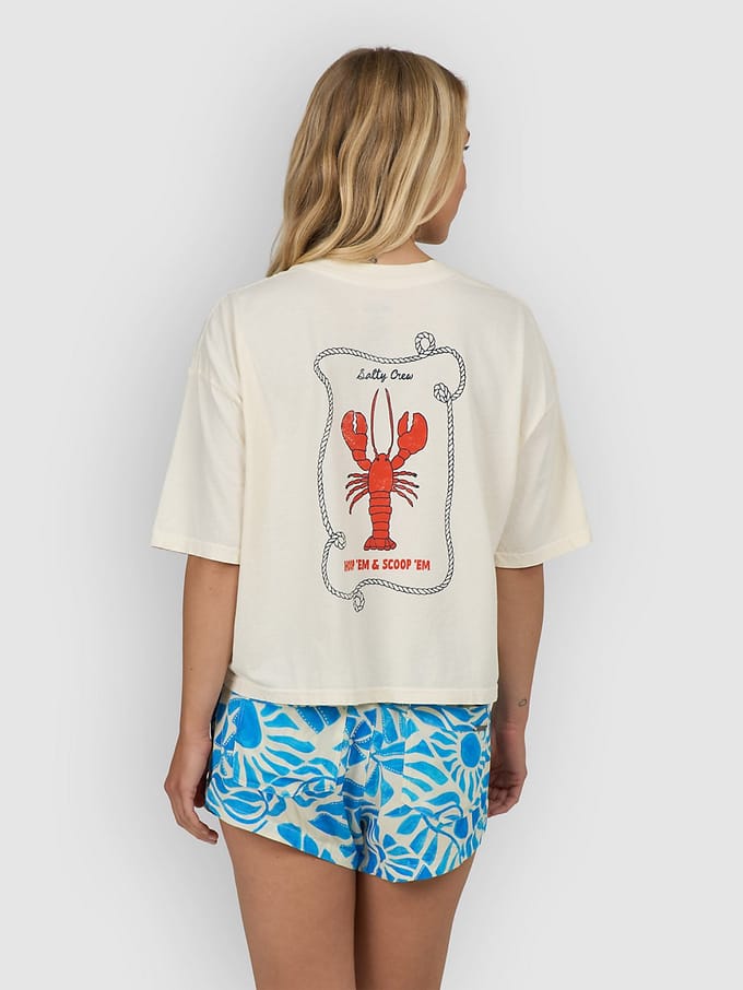 Salty Crew Shellbrate Skimmer T-Shirt wit