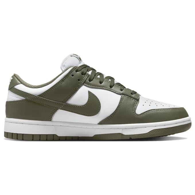 Nike Dunk Low Medium Olive Dames Sneakers Groen Wit DD1503-120 35.5