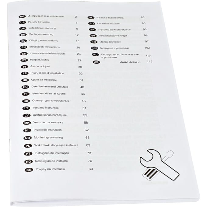 AEG Montage-instructie 8673512995