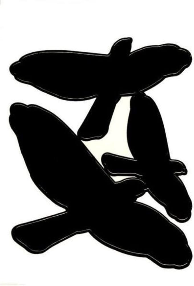 Vogel weringsstickers groot