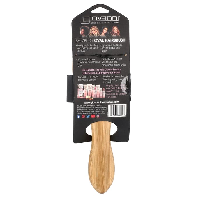 Giovanni Cosmetics - Bamboo Paddle Hair Brush with Nylon Bristles