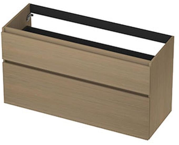 INK - Onderkast 2L A-sym Decor Tbv Grepen - 1200x450x650 Mm - Olijf Eiken