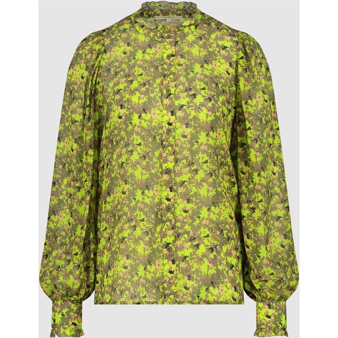 Circle of Trust Puck Blouse Forest Feeling Größe: S | Longsleeves Outlet | Damen