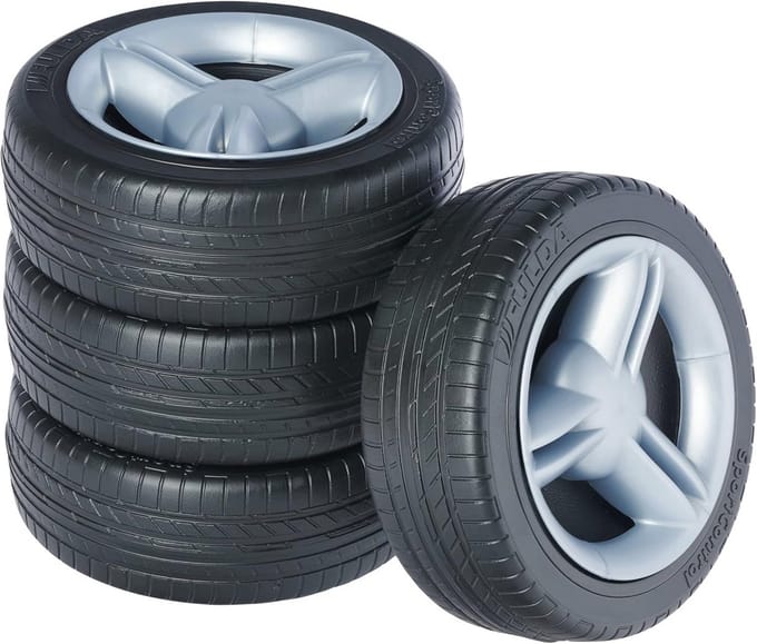 Whisper Wheels Set voor Glijvoertuigen - Inclusief Montageclips en Montagehandleiding