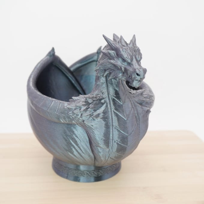 Wyrm's Keep Iridescent Relic - Draak Fantasie Schaal - Sieradenbakje - 17cm