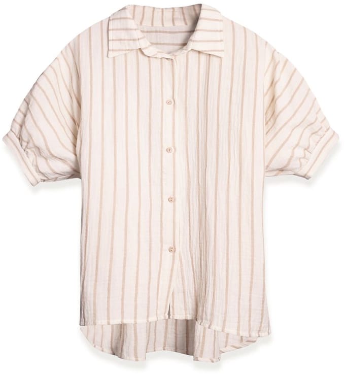 Alwero blouse Iris white/beige stripes M/L
