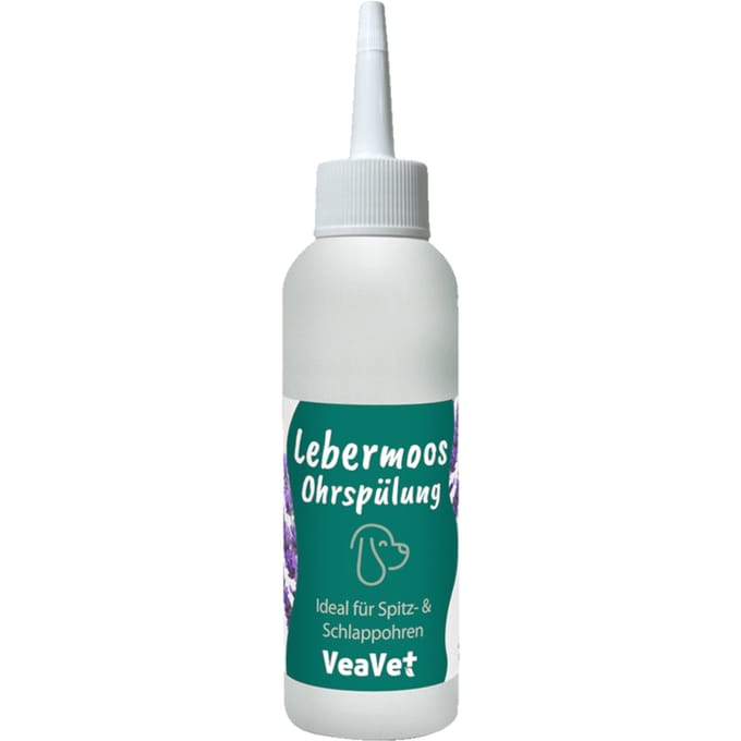 100ml VeaVet leverkruid oor spoeling voor hondenverzorging