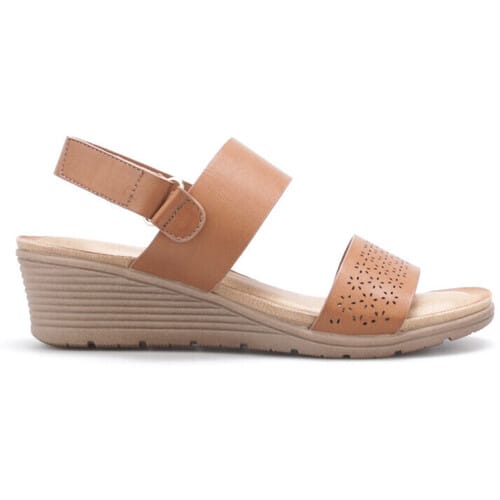 Sandalen met sleehak La Modeuse 78382_P186685