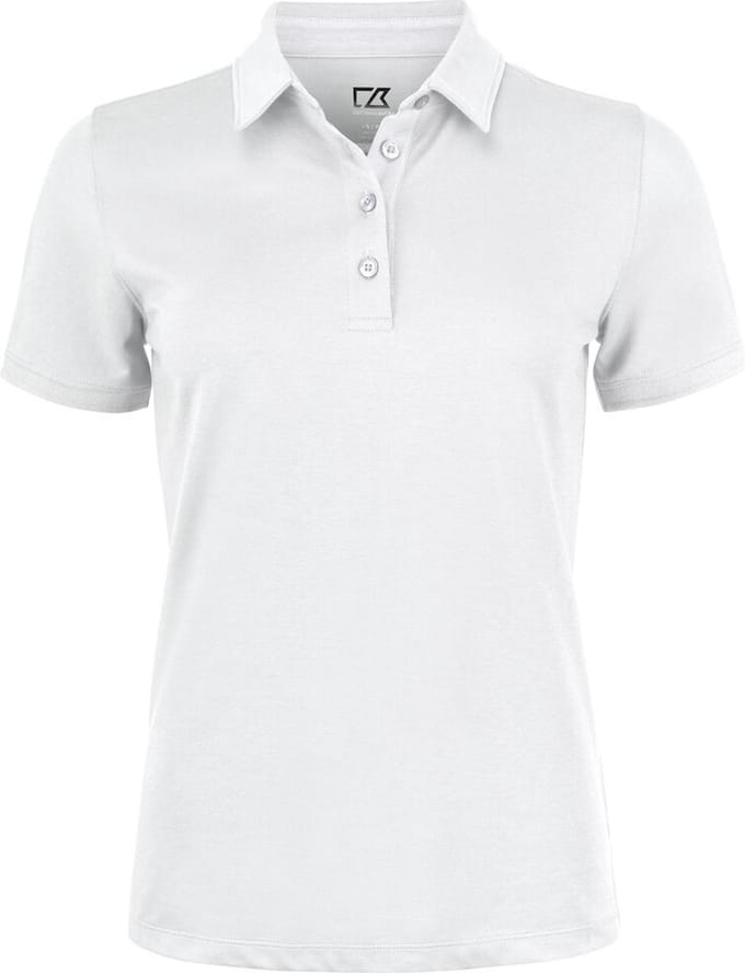 Cutter & Buck Oceanside Stretch Polo Dames 354431 - Wit - 38/M