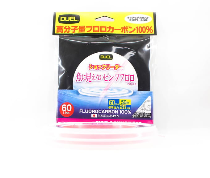 Duel Fish Cannot See Pink 50 M Flurocarbon Transparant 0.740 mm