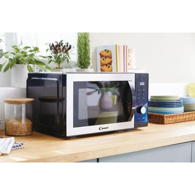 Micro-ondes CANDY CMCA29EDLB Combiné 29L MO : 1000W - Gril : 1000W - Fonction basse témperature