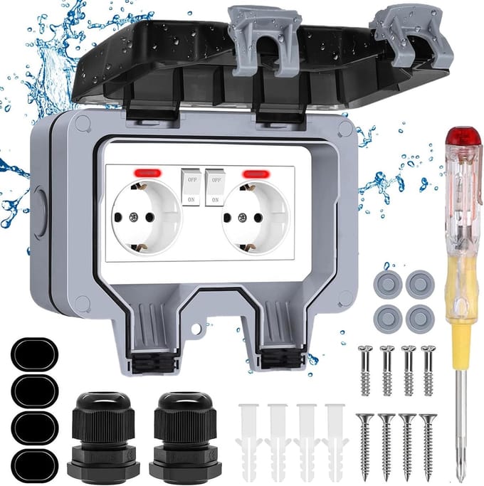 Buitenstopcontact - Buitenstopcontacten Waterdicht - Tuincontactdoos