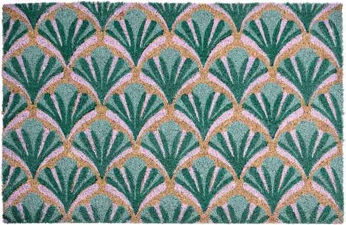TATALIK - Deurmat - Groen - 40 x 60 cm - Kokosvezel