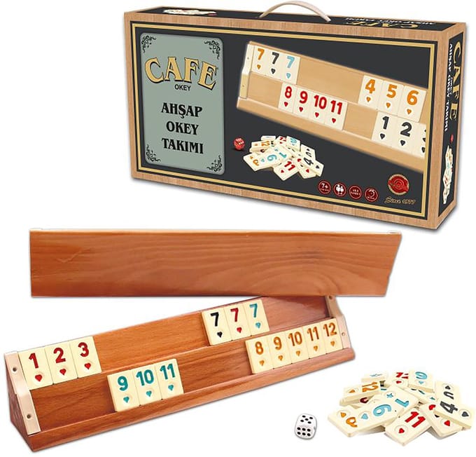 Rummy - Okey - Hout/Wood