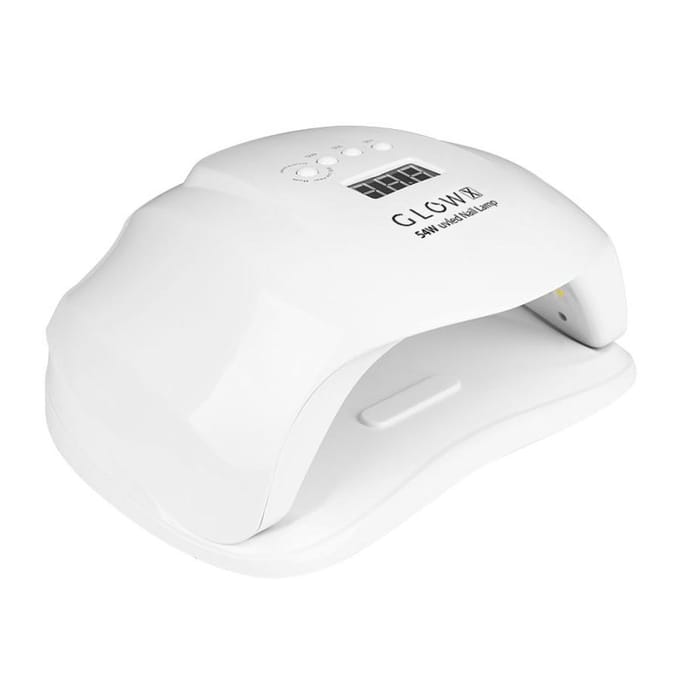 UV LED Glow X Nagellamp 54W Wit – Professionele Dual LED Lamp voor Manicure met Timer, Lage Warmtestand en Sensor