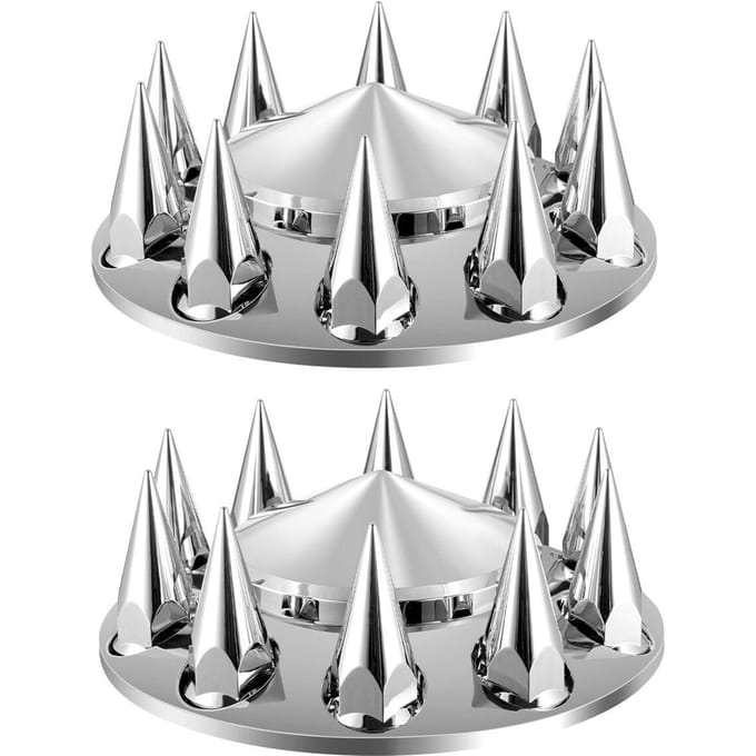 Kit Combiné de Cache-Essieu Avant Cache-Écrous de Roue en ABS avec Outils pour Cache-Écrous