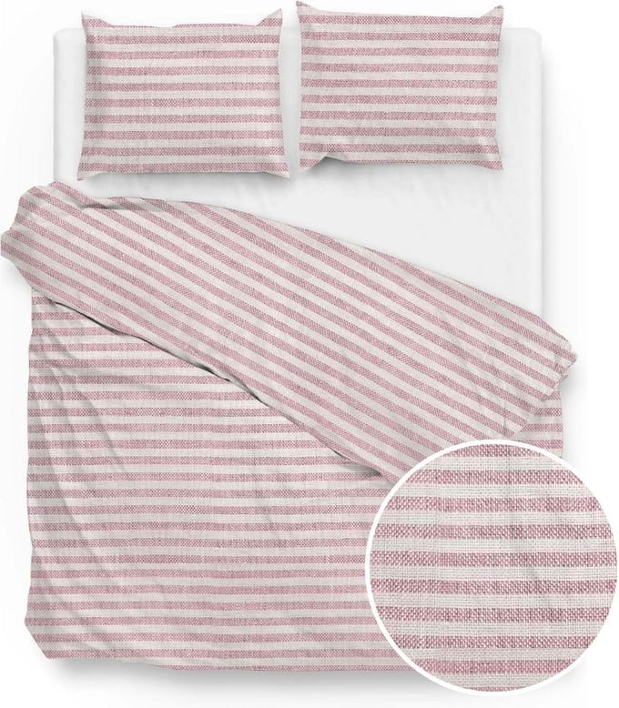 Zo! Home Maeve Dekbedovertrek - Lits-jumeaux - 260x200/220 cm - Red