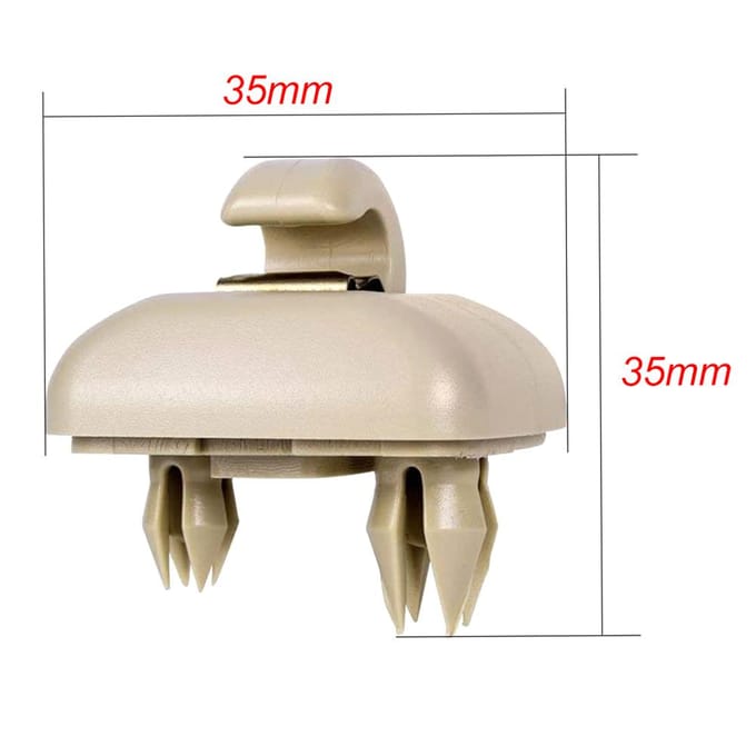 Auto Zonneklep Clip Haak Beugel Hanger vervanging voor A1 A3 A4 A5 Q3 Q5(8E0 857 562)A7 B6 grijs