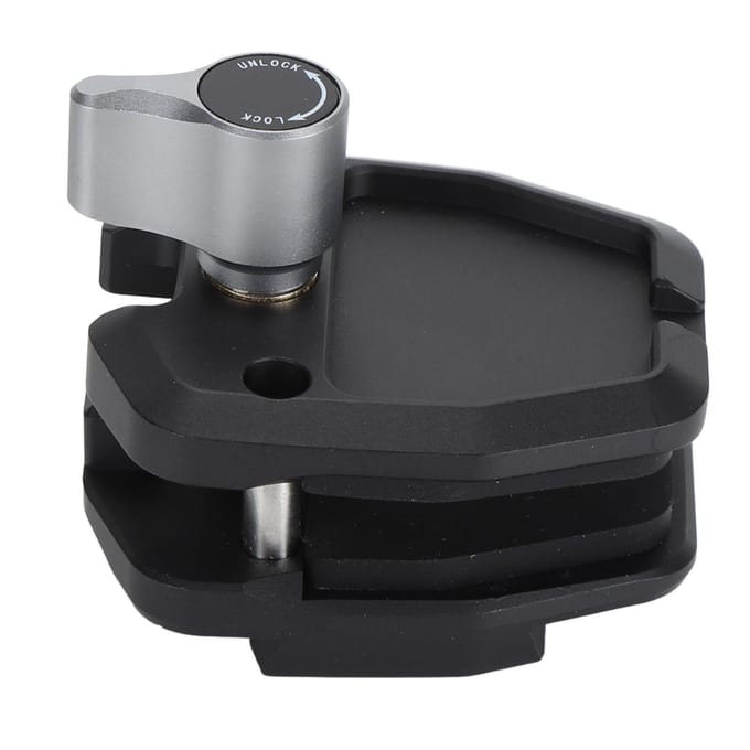 Motorfiets Windscherm Camera Mount Aluminiumlegering Motorfiets Windscherm Klem Beugel voor Insta360 gray