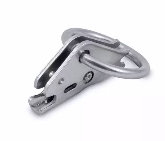 Set van 10 Spanoog voor E-Track Rail – Eindfitting / Bevestigingspunt – Bevestigingsrail