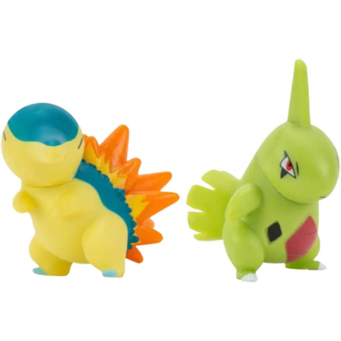 Pokemon Wedstrijdfiguur Larvitar & Cyndaquil